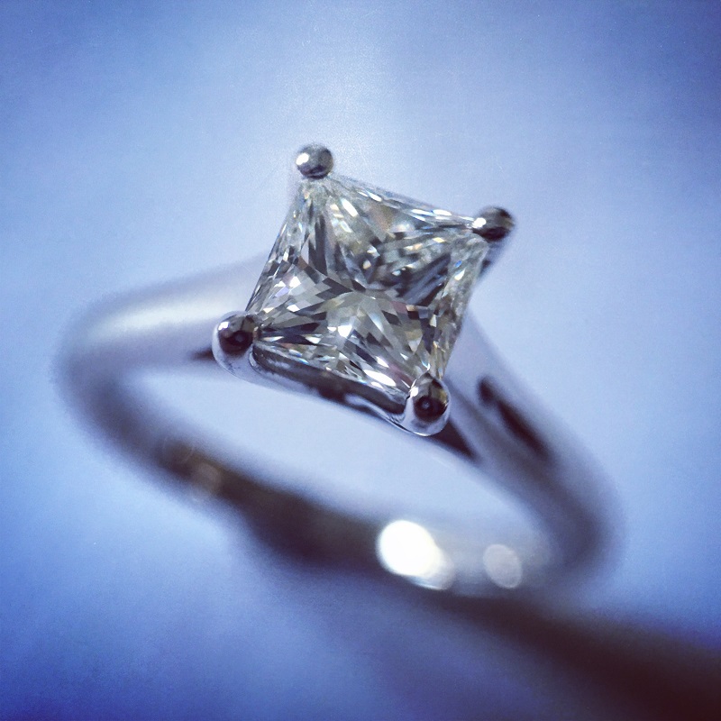 Princess Cut Diamond Engagement Rings